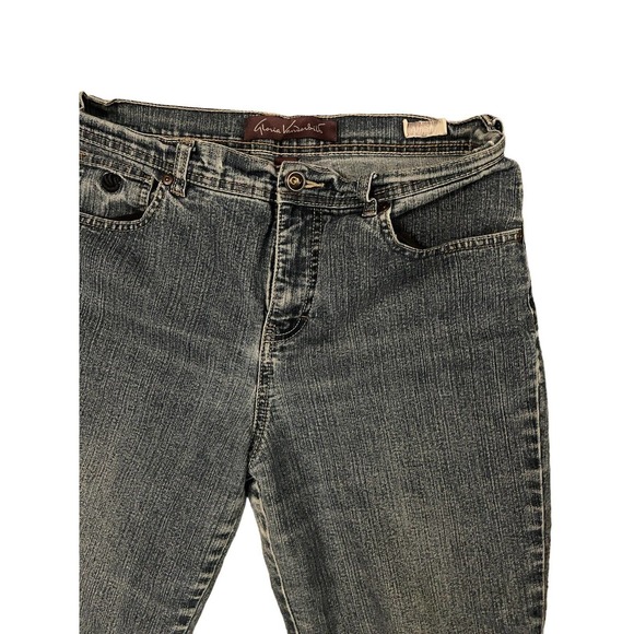 Gloria Vanderbilt Womens Jeans Size 8P Blue Denim Trending Amanda - Picture 2 of 5